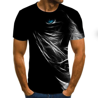 2020 New Summer 3D printed men's T-shirt