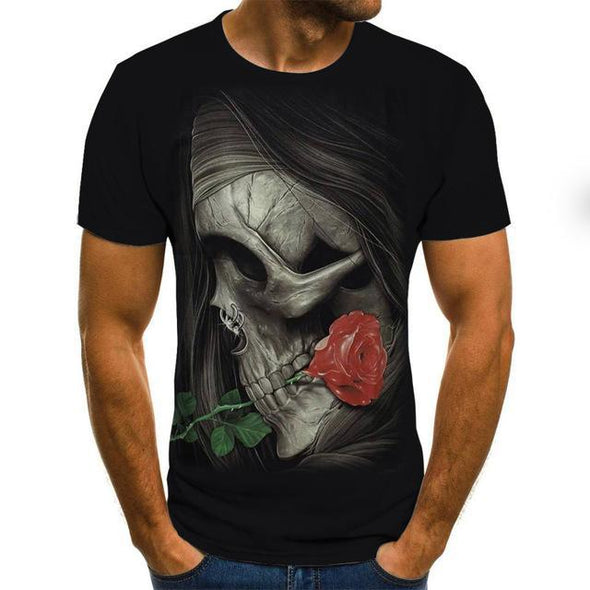 Men clothes 2020 New Mens Summer Skull Print