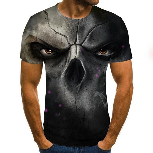 Men clothes 2020 New Mens Summer Skull Print