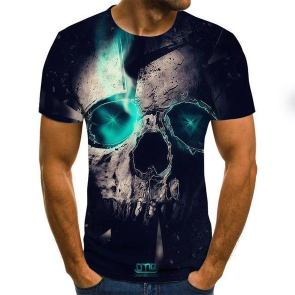 Men clothes 2020 New Mens Summer Skull Print