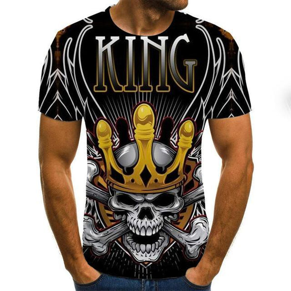 Men clothes 2020 New Mens Summer Skull Print