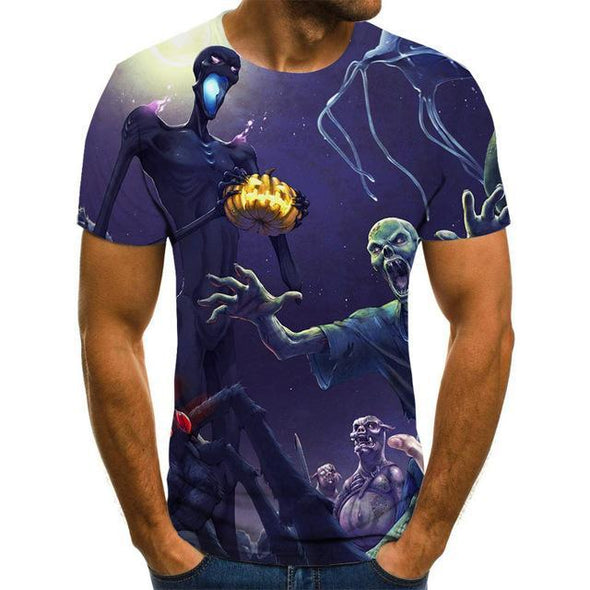 Men clothes 2020 New Mens Summer Skull Print