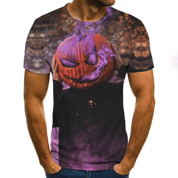 Men clothes 2020 New Mens Summer Skull Print