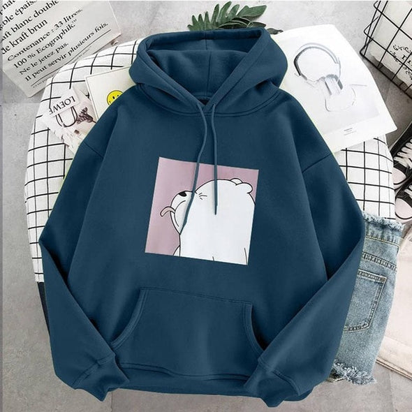 Hoodies oversized print Kangaroo Pocket Sweatshirts