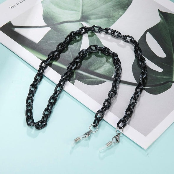 Teamer Leopard Acrylic Chain for Face Mask Necklace