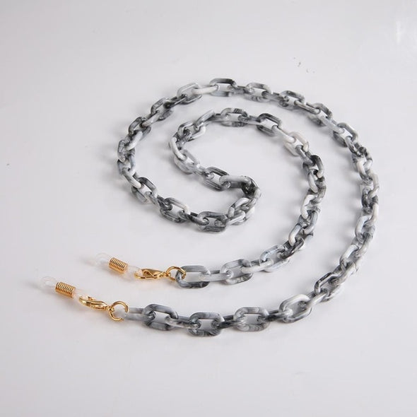 Teamer Leopard Acrylic Chain for Face Mask Necklace