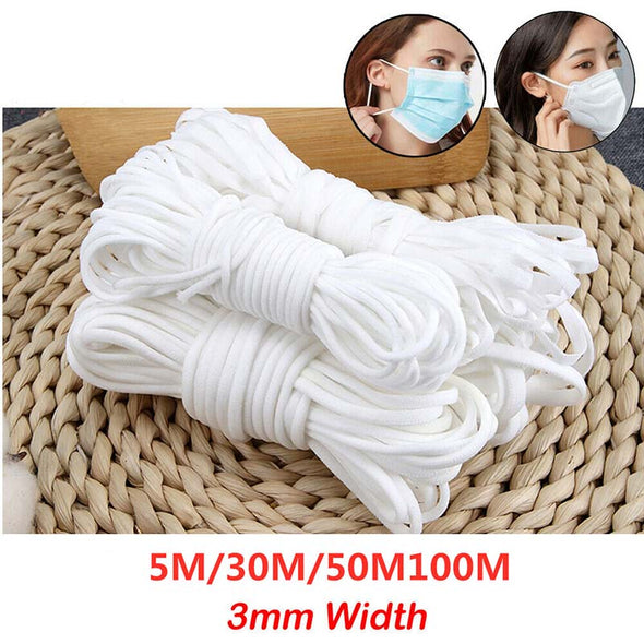 Diameter 3mm Face Mask Elastic Band Mask